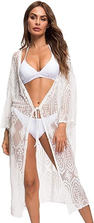 long white swimsuit cover ups
