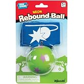 Toysmith Neon Rebound Ball, Assorted Colors (Packaging May Vary)