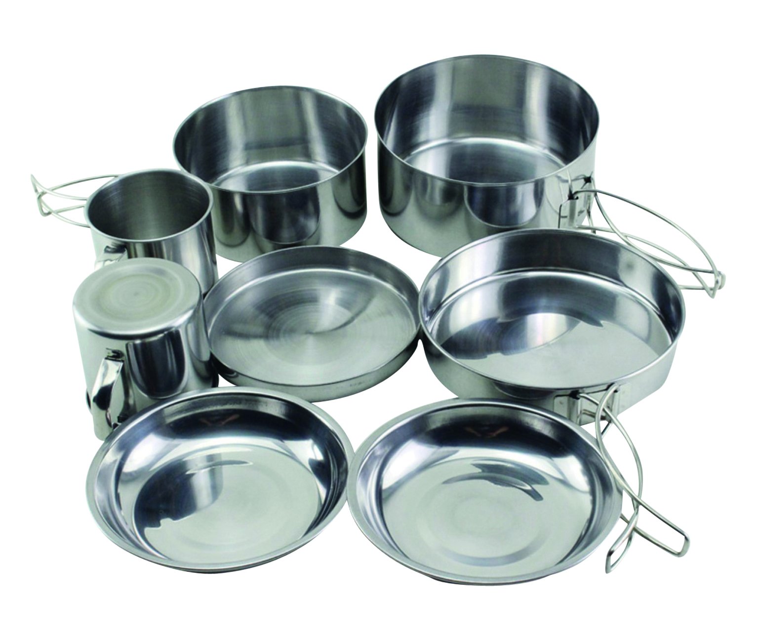Highlander cookware Peak 7 pcs. Made of stainless steel, CP215