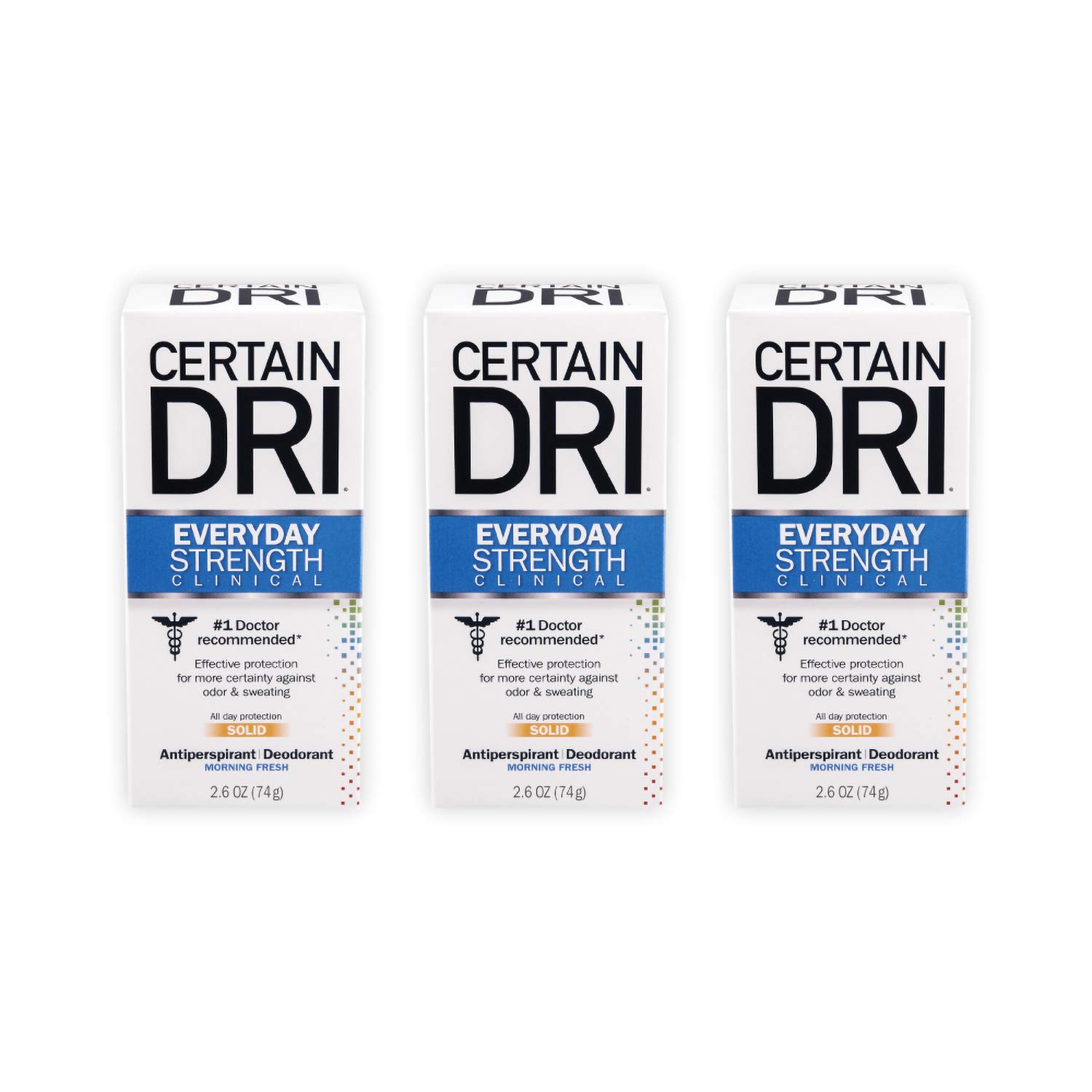 Buy Certain Dri Everyday Strength Clinical Antiperspirant Deodorant, 2.6 Oz (Pack of 3) Online