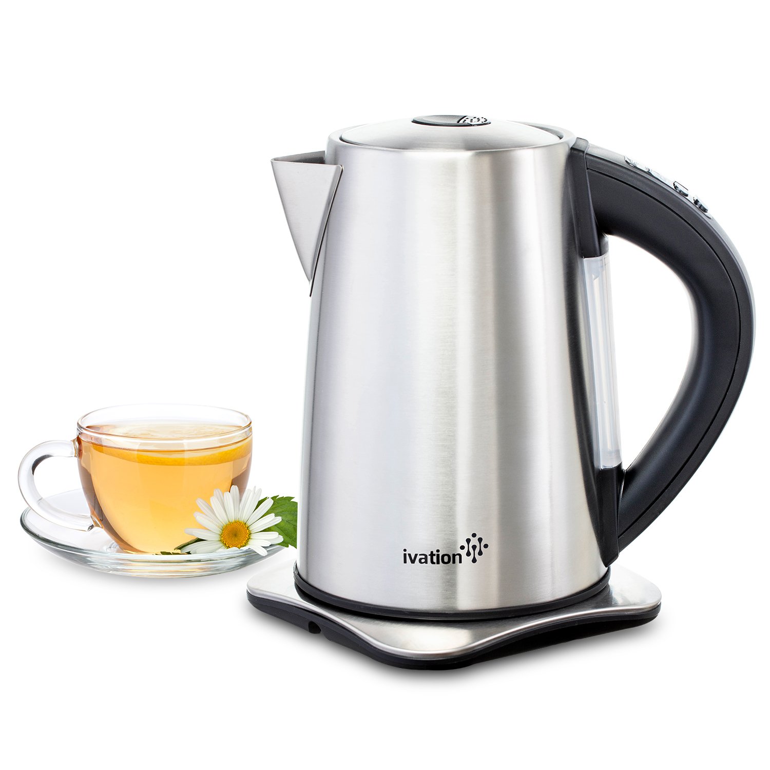 Ivation PrecisionTemperature Electric Hot Water Tea Kettle Pot 1.7