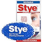 Stye Eye Treatment Reusable Warming Compress for Styes &amp; Dry Eyes, 1 Count | Relief for Styes, Microwaveable, Non-Toxic Gel Beads for Burning, Stinging &amp; Itching Eyes