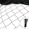 ZL 11 50'x100' Bird Netting for Fruit Tree Poultry Aviary Game Pen 1" Squ, Black