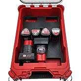 M12 Battery Organizer for Milwaukee Packout Compact Organizer Model 48-22-8435