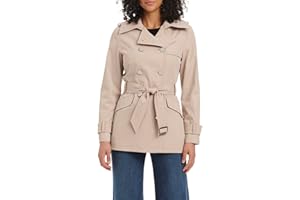 Kate Spade New York womens Short Double Breasted Trench CoatShort Trench Coat