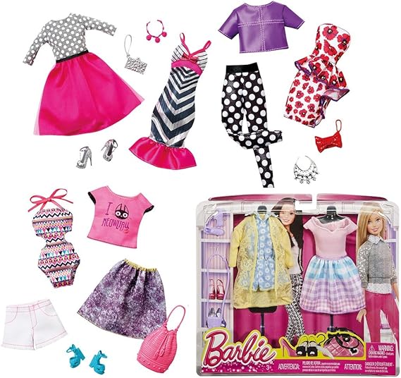 pack de ropa de barbie