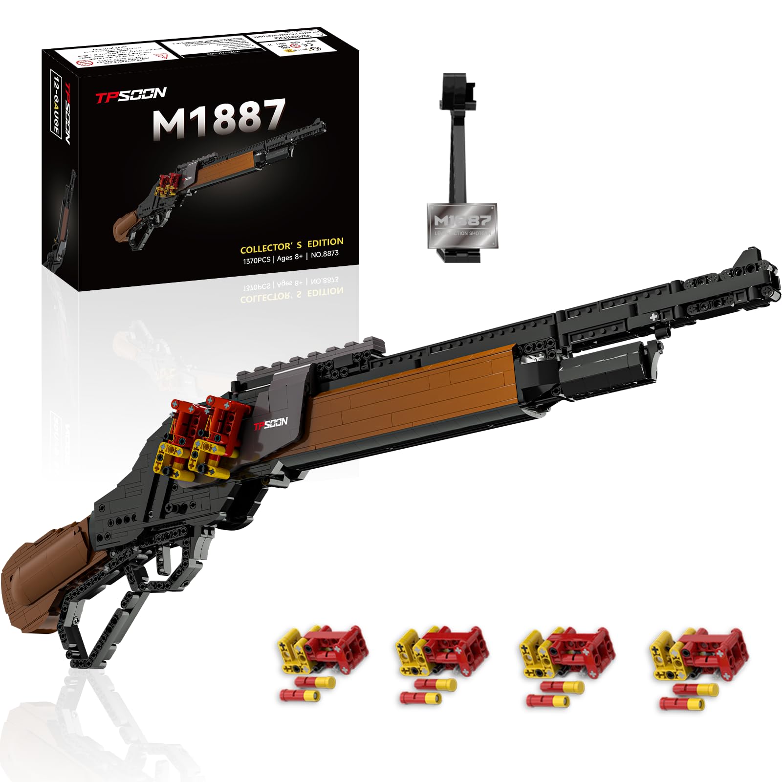 Photo 1 of ***FACTORY SEALED*** Sosuy Building Block Gun Sets, M1887 1:1 DIY Shootable Shotgun Model Guns Toys for Adult Teen Boys, Birthday for Men Kids Age 8+, Bricks Collection for Army Fan 1370PCS