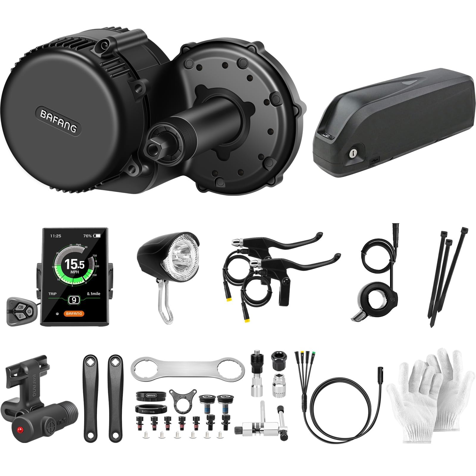 Bafang BBS01B Central Motor with Battery 500W 48V