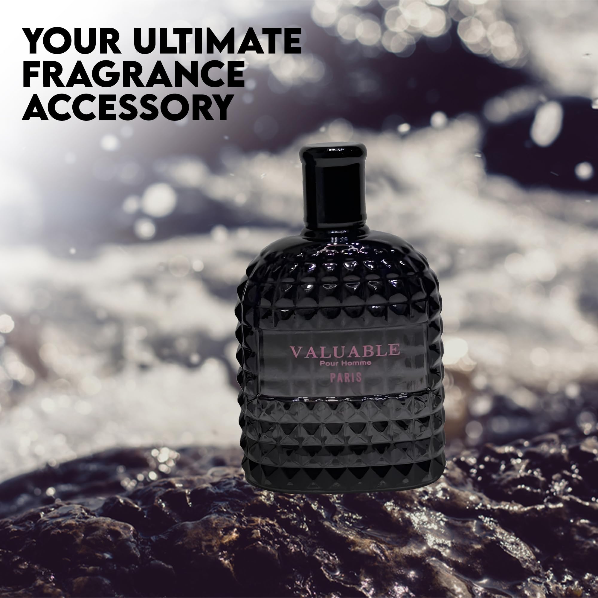 Men's Cologne Gift Set Include Valentine Milano,Valentine,Very Excited & Valuable Paris - 3.4 Fl Oz Each | Vanilla Bourbon, Leather & Amber Floral Fragrance | Luxury Eau de Toilette Quartet