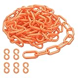 PATIKIL Plastic Chain Links, 10 Feet Safety