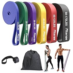 Fitense Resistance Bands Set - Pull Up Bands with 6