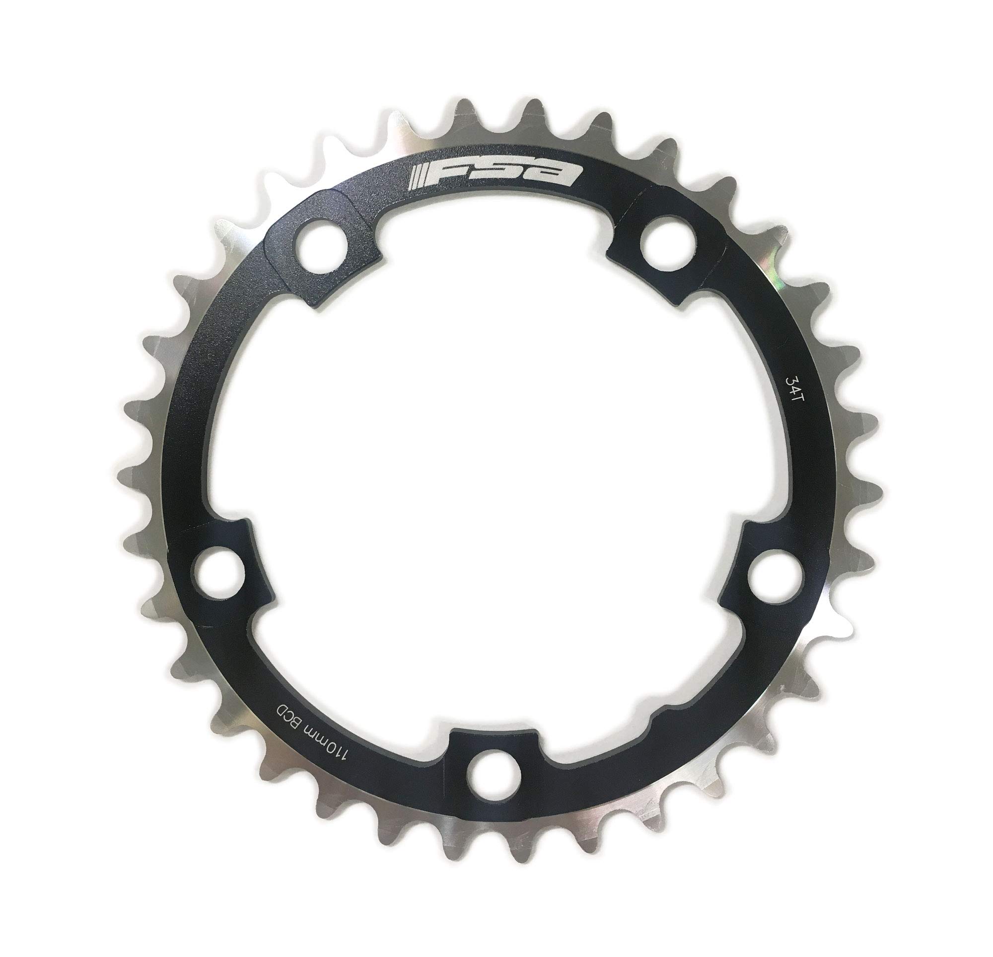 FSA Pro Road N10/11 110BCD V14 Chainring - Black, 110 x 34t