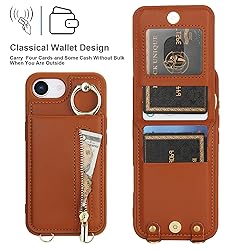 Jcxtrombulous Crossbody Wallet Case for iPhone 16E