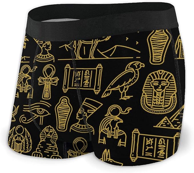 Mens Boxer Briefs Egyptian Ancient Gods Of Egypt Soft Underwear Classic