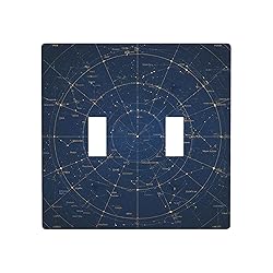 Moslion Star Map Constellation 2-Gang Toggle Wall