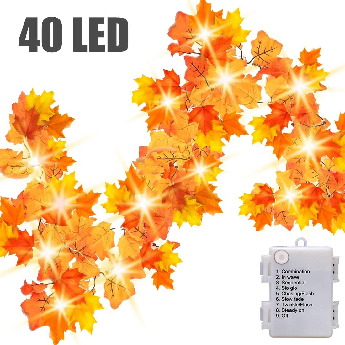 Amazon Com Luditek 14 7ft Thanksgiving Decorations Autumn Garland
