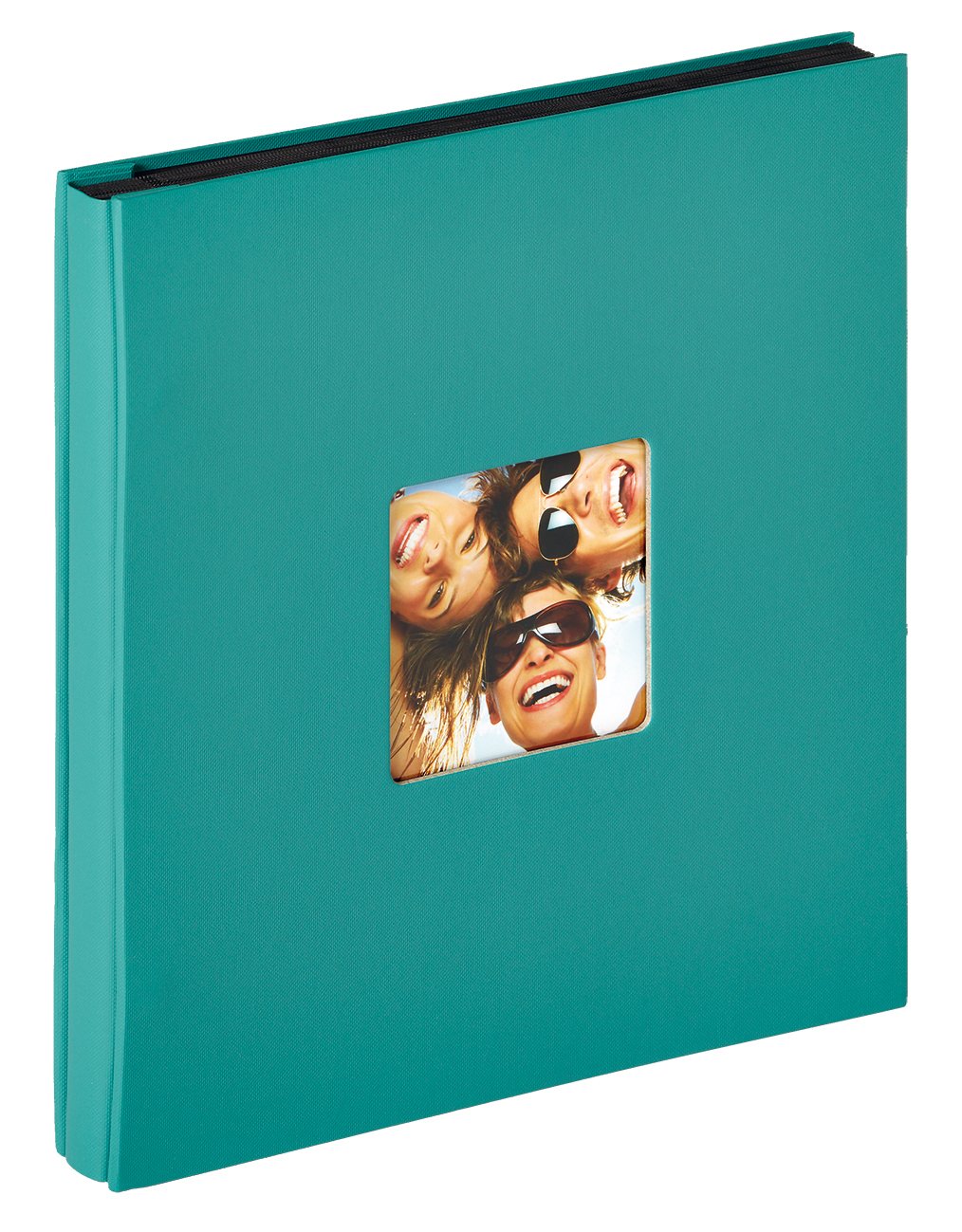 walther Design Photo Album Petrol Green 400 Photos 10x15 cm Stock Album with Cover Punching, Fun EA-110-K