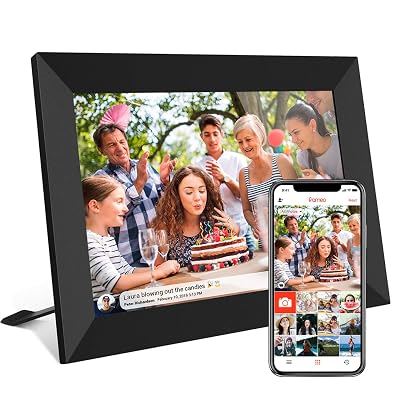 32GB FRAMEO 10.1 Inch Smart WiFi Digital Photo Frame 1280x800 IPS LCD Touch Screen, Auto-Rotate Portrait and Landscape, Built in 32GB Memory, Share Moments Instantly via Frameo App from Anywhere