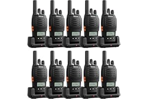 Retevis H777D Walkie Talkies for Adults with LCD Screen, USB-C Charging, Portable FRS Long Range Handheld Commercial 2 Way Ra