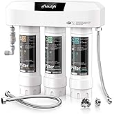Frizzlife Under Sink Water Filter System, NSF/ANSI 53&42&372 Certified, 8 Layer 0.5 Micron Water Filtration Reduce Chloramine, PFOA/PFOS, Lead, Chlorine, Bad Taste & Odor, Under Counter, SK99-NEW