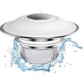 Bathroom Sink Stopper with Anti-Odor, Faster Drainage, Universal Silicone Sink Drain Strainer, with Detachable Hair Catcher Drain Cover, Pop Up Basin Plug for 1.1’’~1.77’’ Drain Hole(White)