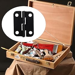 Black Cabinet Hinge, Antrader 1" x 3/4" Metal