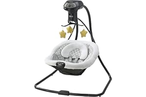 Graco Simple Sway LX Baby Swing with Multi-Direction Lounger, Allister