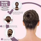 Lictin Hair Styling Set DIY Braid Tool Accessories Kit 25 Pcs For Women Girls view 4