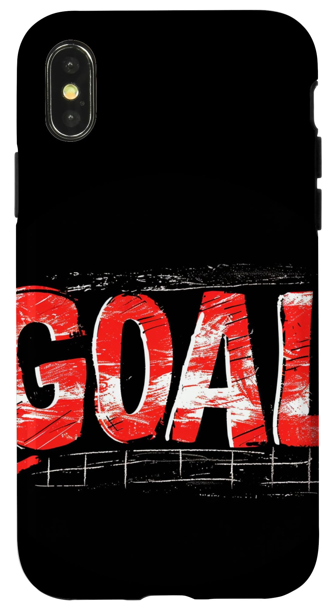 iPhone X/XS Stylish Goal Emblem for Inspirational Wear Case