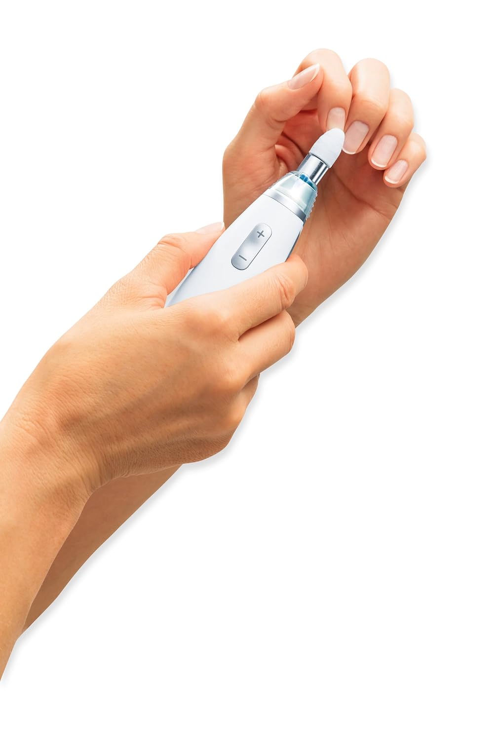 Beurer 24-piece Professional Manicure & Pedicure Nail Drill Kit | 10 Stainless Steel Attachm./10 Sanding Bands, 18 Speeds | Electric Nail File Set, Nails Care Tools, For Foot/Hand | Storage Case, MP62: Beauty