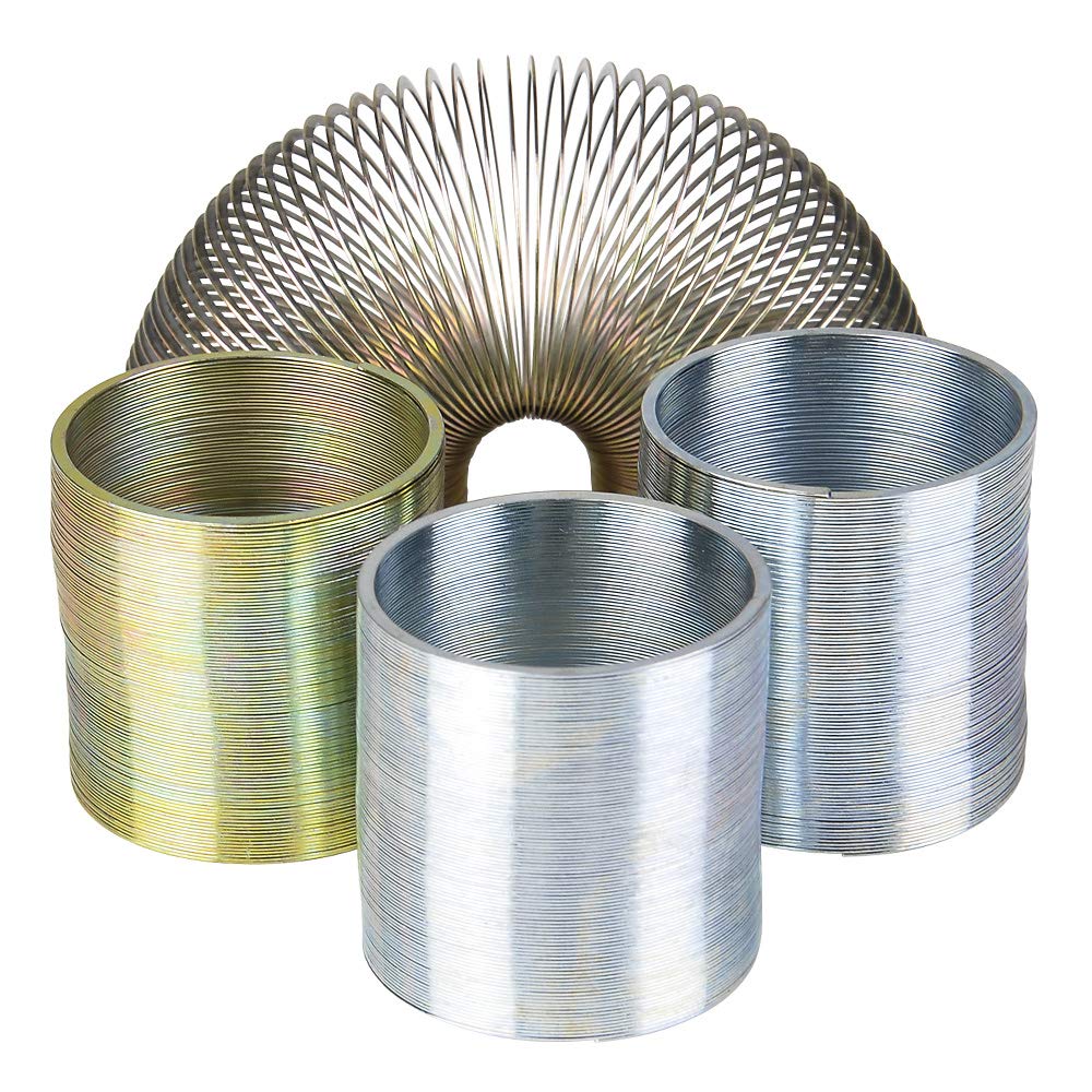 Rhode Island Novelty 12 1 inch Metal Slinky Springs for Party Favors