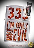 1520 333 I'm only Half Evil Chrome Discontinued
