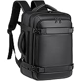 JZBWQY Travel Backpack with USB Port, Water-Resistant, Fits 15.6" Laptop, Airplane Carry-On Backpack for Unisex​