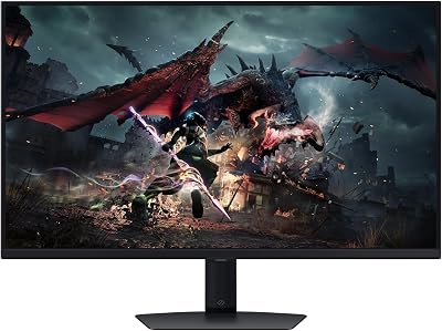 Odyssey G50D - Pantalla para PC (32 Pulgadas, 180 Hz, 1 ms, Pantalla rápida IPS, resolución QHD: 2560 x 1440, Contraste 1000:1, AMD FreeSync, Auto Source Switch +, HDR400, pie Ajustable,