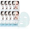 DERMAFIX HYALCOLLAGEN Hydrolyzed Collagen Face Masks, Moisturizing and Vitalizing, 23g each, Value Pack of 8