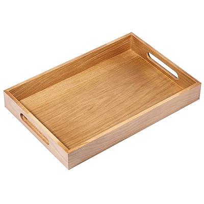 Buy Wood Ottoman Tray Wooden Serving Tray Organizer Tray Decorative Tray Butler Tray Bed Tray For Living Room Coffee Table Countertop 10 15 Inch Online In Turkey B08t92169g