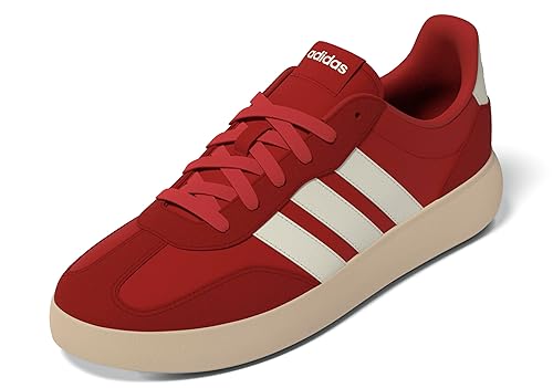 adidas Men's Barreda Decode Sneaker, Better Scarlet/Off White/Pure Ruby, 7.5