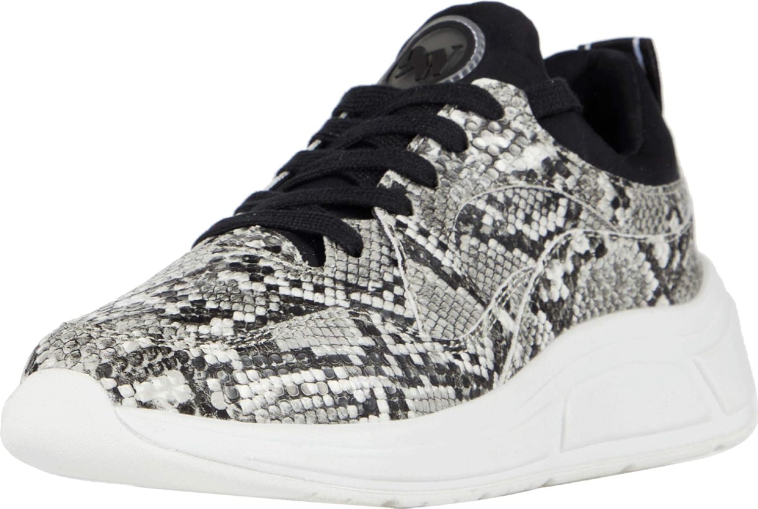 nine west black and white shoes