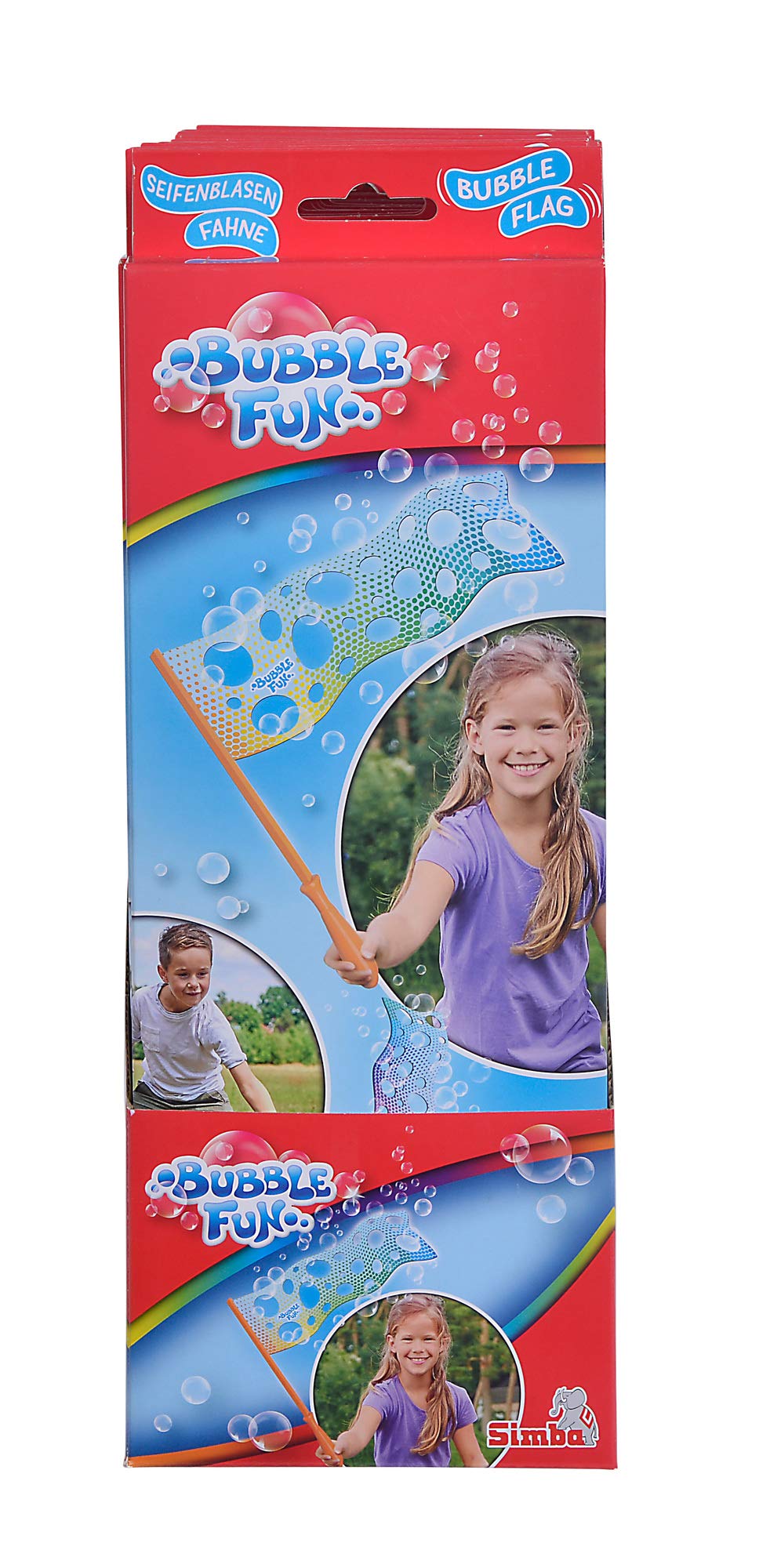 Simba Bubble Fun 107282400 Bubble Flag, 30 x 10 cm, 29 cm, 240 ml Lye
