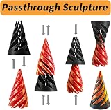 Zayin 3D Printed Spiral Cone Fidget Toy Impossible Pyramid Anxiety Stress view 5