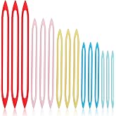 15Pcs Finishing Yarn Needles Large Eye for Sewing Weaving in Ends, 5 Colors Darning Needles for Yarn, Knitting Crochet Darning Tapestry Plastic Needle for Thick Bulky Yarns