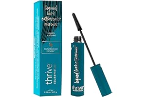 BINAOOGI Thrive Mascara Liquid Lash Extensions Cosmetics, Premium Waterproof Smudge-Proof Natural No Clumping Thick and Volumising & Lengthening Lasting All Day (Black）