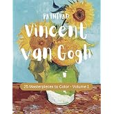 PAINTPAD Vincent Van Gogh 25 Masterpieces To Color - Volume 1