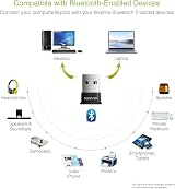 Kinivo BTD400 USB Bluetooth 4.0 Adapter PC Dongle Low Energy Windows Linux view 4