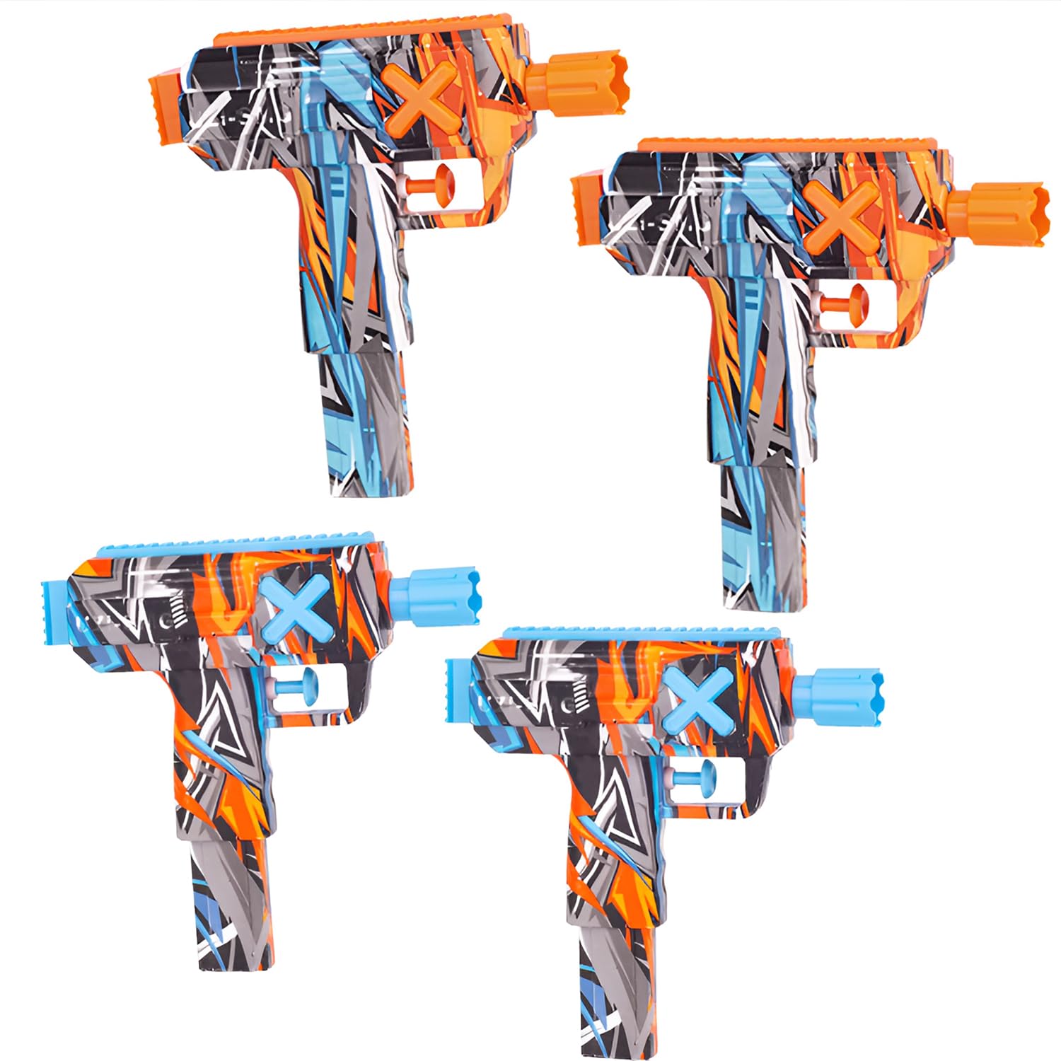 Photo 1 of 4 Pack Watergun, Water Guns for Kids - Mini Water Gun, Squirt Guns for Kids Gges 3-5 with Doodle Patterns, Pool Party Favors Water Blasters, Summer Water Toys for Outdoor Pool & Beach Splash Games