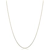 Kooljewelry Womens Classic Rope Chain - 14k Yellow Gold Pendant Necklace, Polished, Spring Ring