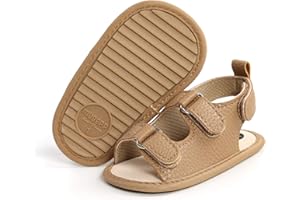 WILLFUN Baby Boys Girls Summer Sandals Closed-Toe Infant Soft Rubber Sole Outdoor Shoes for Toddler First Walkers