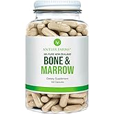 Antler Farms - 100% Pure New Zealand Bone & Marrow, 180 Capsules, 750mg - Grass Fed, Pasture Raised Whole Bone Extract, Cold Processed, Healthy Essential Fats, Stem Cells, Collagen, Calcium