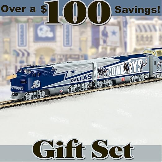dallas cowboys train set