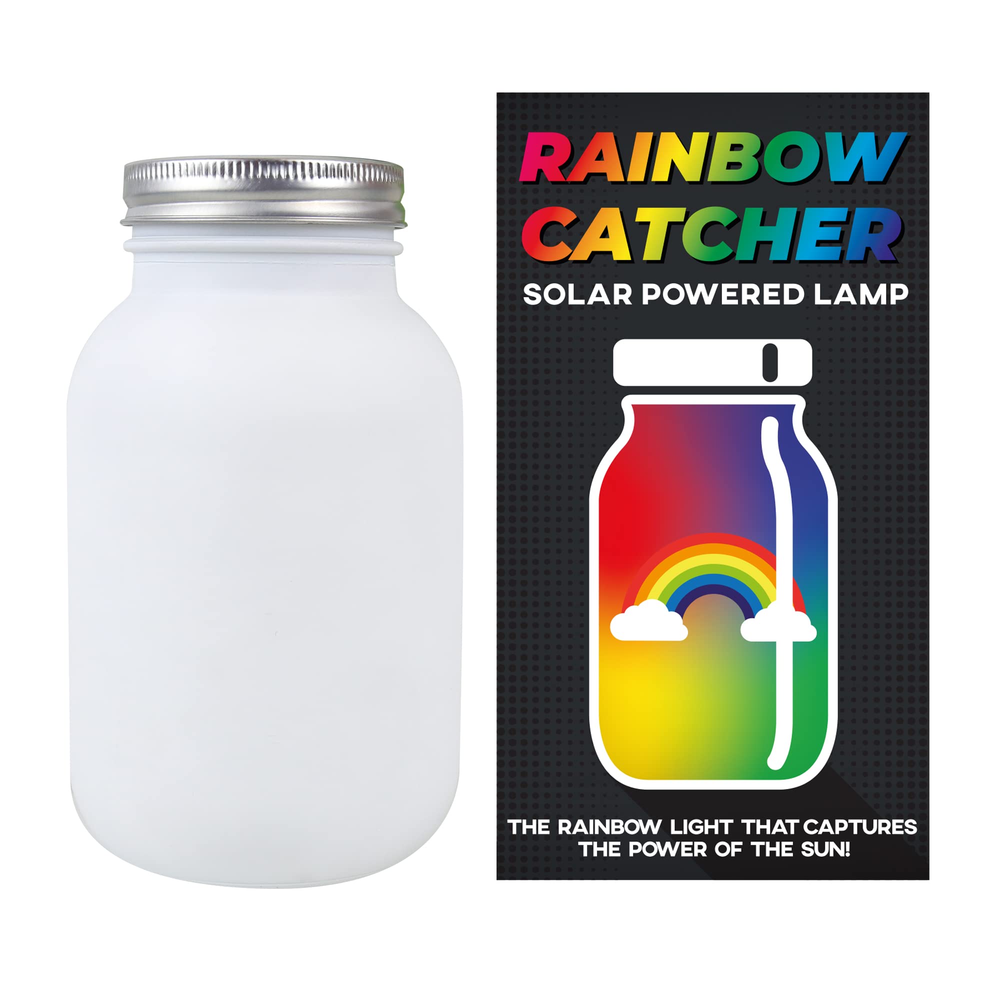 Gift Republic Rainbow Catcher Light - Watch As Your Lamp Fills Your Room with Rainbow Lights - Powered by Darkness & Gloominess.